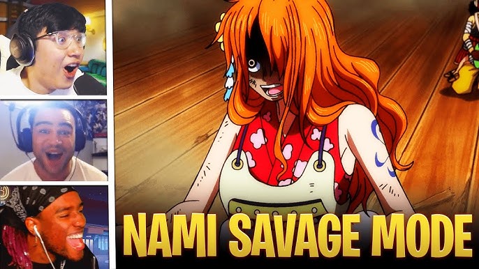 Nami Uses Zeus To Defeat Ulti  One Piece Episode 1038 Reaction Mashup 