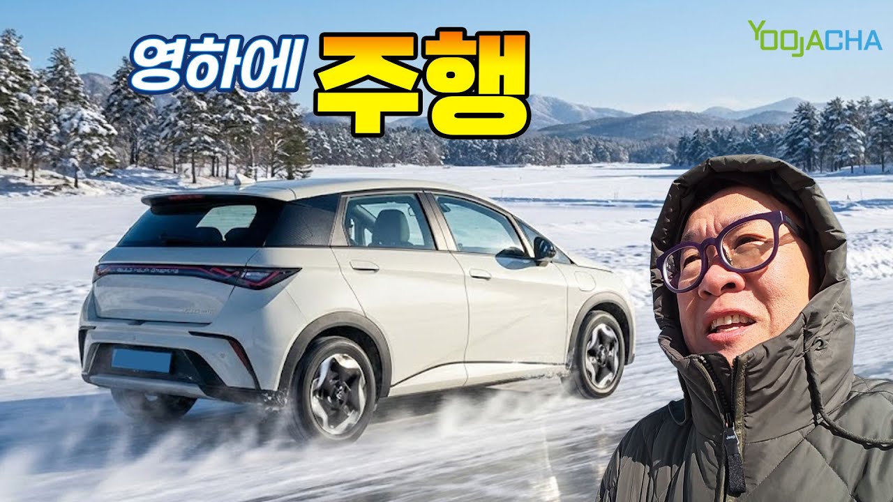 BYD 돌핀, 혹한의 날씨에 1회충전으로 몇 km 달리는지 달려 봤습니다.