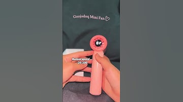 GOOJODOQ Mini Fan 4000mAh High Speed ​​Fan #ShopeeMY #ShopeeHaul