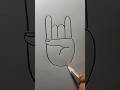 Cute Hand drawing with letter -M #shots #art #pencilportrsit #drawingideas