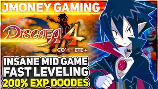 Disgaea 4 Complete Plus Gameplay | Insane Power Leveling Mid Game