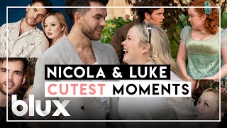 Adorable Off-Screen Chemistry of Bridgerton Stars Luke Newton and Nicola Coughlan 🤍 | #Romance #blux