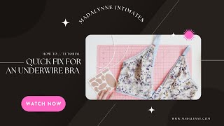 How to Fix An Underwire Bra