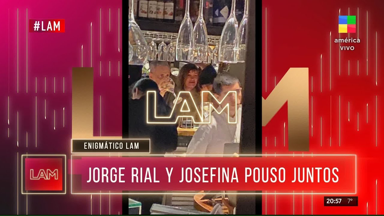 💣 Jorge Rial y Josefina Pouso están juntos 😱