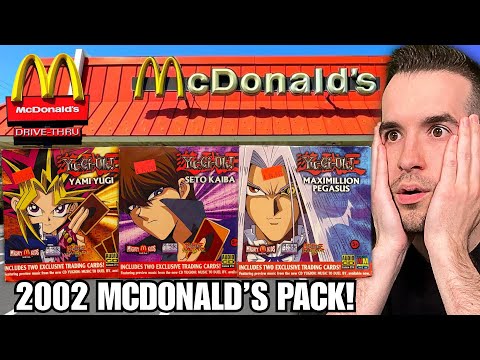 非売品日本未配布4枚まとめ売り　遊戯王　McDonalds 2002 EPIC 2002 MCDONALDS PACK Yugioh Opening! 23 Year Old Happy Meal