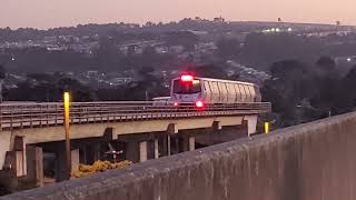 BART 8-Car Yellow Line Train To SFO + Millbrae (9/10/2023)