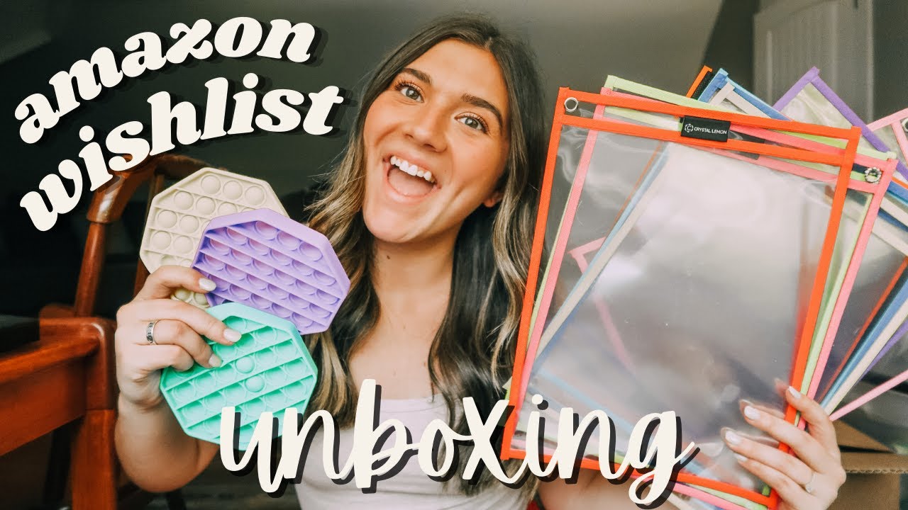 TEACHER AMAZON WISHLIST UNBOXING! + day in the life!! YouTube