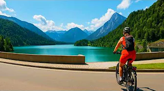 You Haven’t Seen the Alps Like This 🚴 | Sylvenstein Dam & Alpine Lakes in 4K