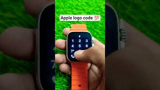 T800 ultra smartwatch me apple logo kaise lagaye III apple logo code ll #smartwatch#ytshorts#music