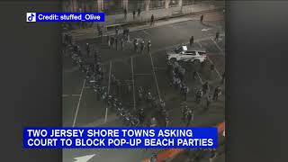2 Jersey Shore towns go to court to block pop-up parties