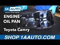 How to Replace Engine Oil Pan 1992-2001 Toyota Camry