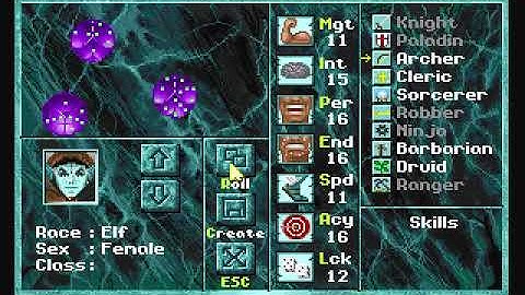 World of Xeen - 2 Character Playthrough Part 1: Character Creation