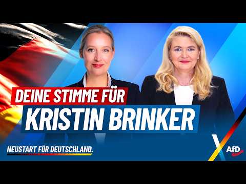 Deine Stimme für Kristin Brinker und die AfD!