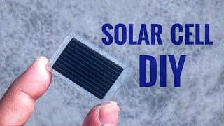 How to make solar cell or panel at home diy