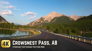 Crowsnest Pass, AB Driving Tour [4K]