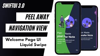 SwiftUI Peel Away Navigation View - Liquid Swipe - OnBoarding Screens - SwiftUI Tutorials