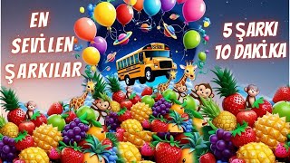Şarkı Ormanı En Sevilen 5 Çocuk Şarkısı - 10 Dakika Çocuk Müzikleri