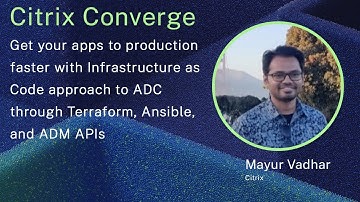 Get Your Apps to Production Faster with an Infrastructure as Code Approach to ADC