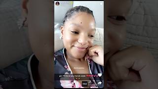 Halle bailey talking about her new song in your hands!!🤍#hallebailey #loveher #beauty