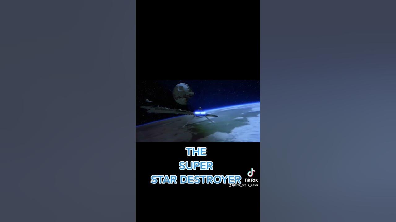 The Super Star Destroyer From Star Wars
