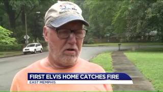 Fire at 1034 Audubon Drive, Elvis Presley’s first home