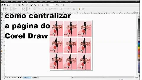 Como alinhar no Corel Draw?