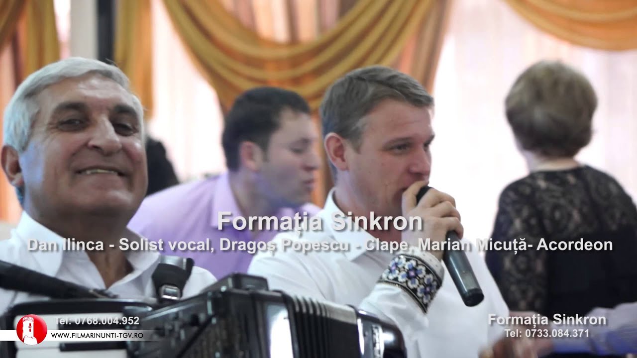 Dan Ilinca Si Formatia Sinkron Colaj Sarbe 1 Cover 2016 Youtube