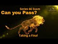 Series 66 Exam: Taking a Final