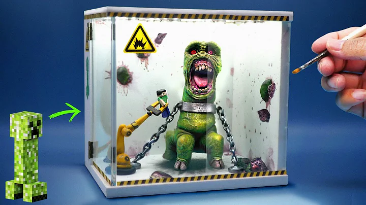 How To Make Realistic MINECRAFT Creeper In the Lab...