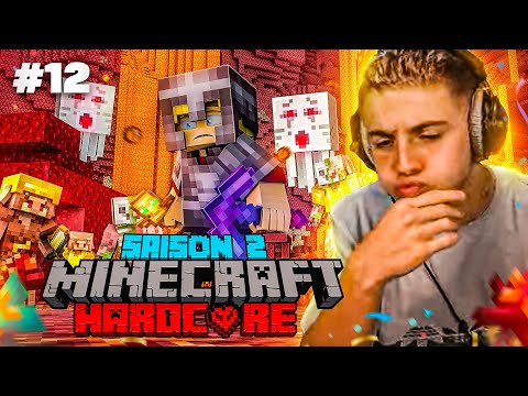 J'SUIS PARTI UN PEU LOIN DANS LE NETHER LÀ ! ? (Aventure Hardcore Minecraft #12)