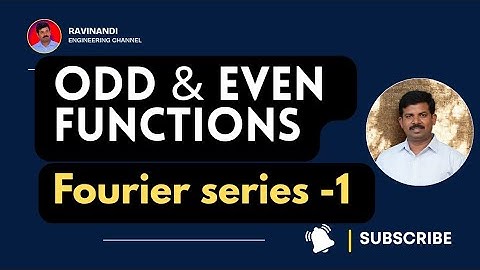 1|Fourier Series Lecture 1 |How to Identify Even and Odd Functions | VTU Engineering Maths Made Easy