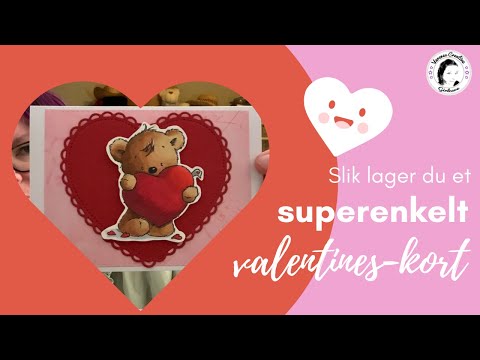 Slik lager du et SUPERENKELT Valentines-kort!