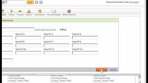 Registering name servers via GoDaddy.com