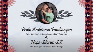 Desain Video Undangan Nikah - Adat Batak (Andri & Nopa) Wedding Invitation