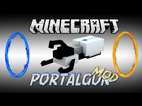 Minecraft Mod: PORTAL GUN - Mod Showcase