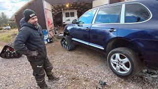 Ставим ГУСЕНИЦЫ на Porsche Cayenne. Новый проект!