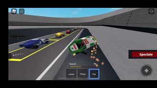 Rusty Wallace 1988 practice flip at Bristol (a Roblox Reenactment)