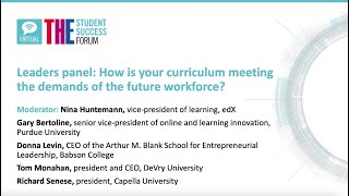 Leaders panel: How is your curriculum meeting the demands of the future workforce?