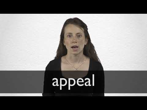 How to pronounce APPEAL in British English