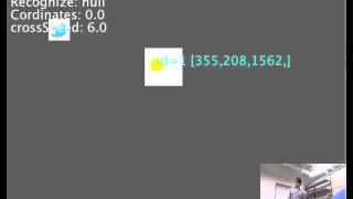 【kinect hack】demonstration of painting/drawing application part3