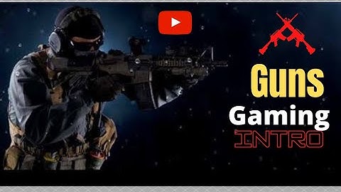 GUN FIRE INTRO | AK47, AWM GROZA FREE FIRE GAMING INTRO | WITHOUT TEXT & COPYRIGHT | 3D INTRO PUBG