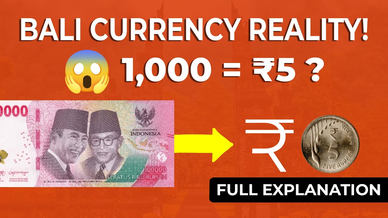 Bali Currency Reality! 😱 1,000 = ₹5? Full Explanation | Bali | Neha ...