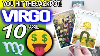 Virgo ♍ 🤑 YOU HIT THE JACKPOT!💲💲 horoscope for today APRIL 10 2024 ♍ #virgo tarot APRIL 10 2024