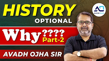 History Optional  || UPSC 2024 Strategy & Preparation ||  Exam Guidance by Avadh Ojha Sir