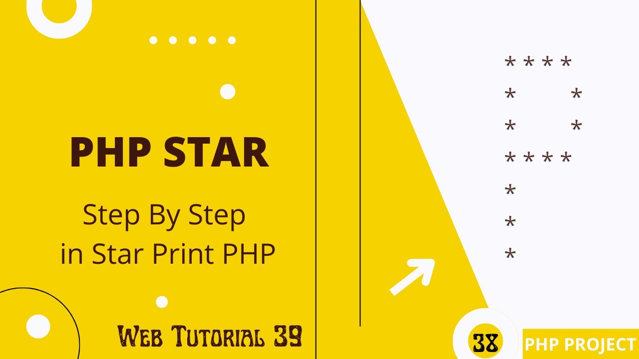 Php Star Pattern Program P Star Pattern Print In PHP | Step By Step P Star Pattern Print In PHP ...