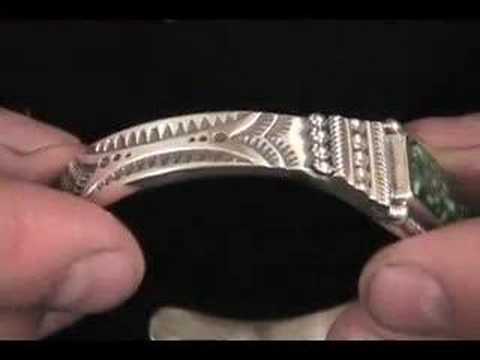 Navajo Damele Turquoise Bracelet Video