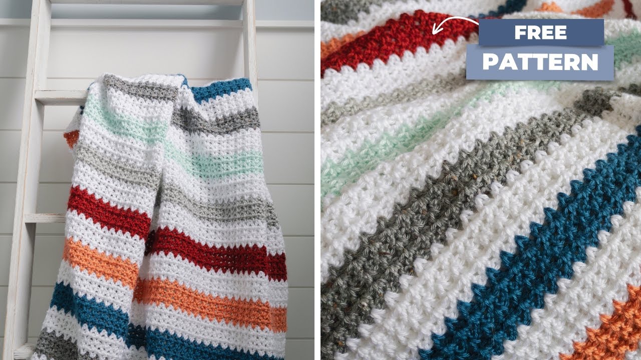 Finishing a Blanket is EASY with This ONE Trick! + Free Crochet Blanket ...