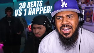 20 Beats vs 1 Rapper: SaveAJ REACTION
