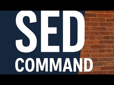 SED command in Linux | BICTE 8th semester - YouTube