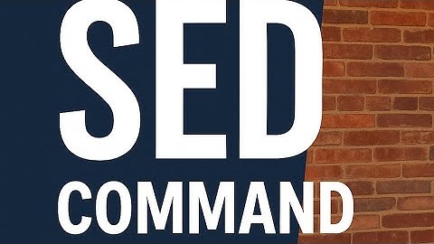 SED command in Linux | BICTE 8th semester